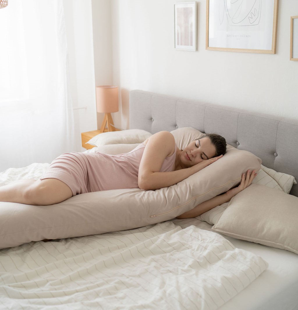 Cuscini gravidanza per dormire H forma regolabile maternità cuscino per  tutto il corpo
